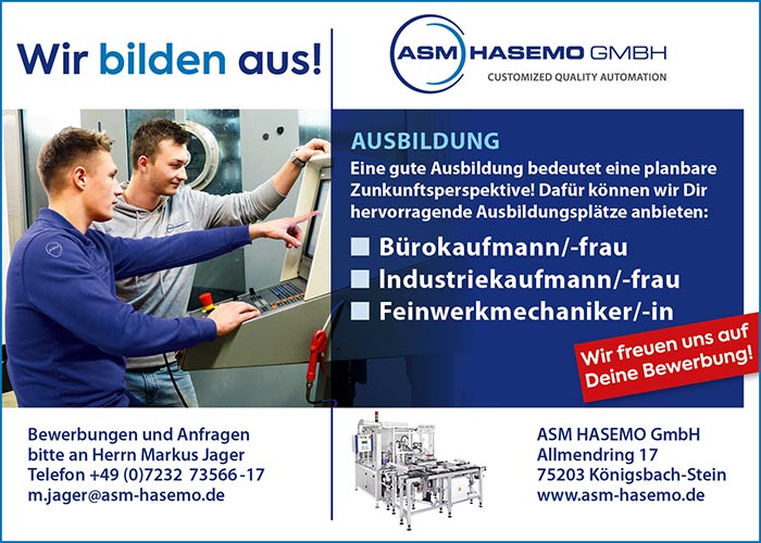 ASM_18_Anzeige_Azubi Azubi-Anzeige